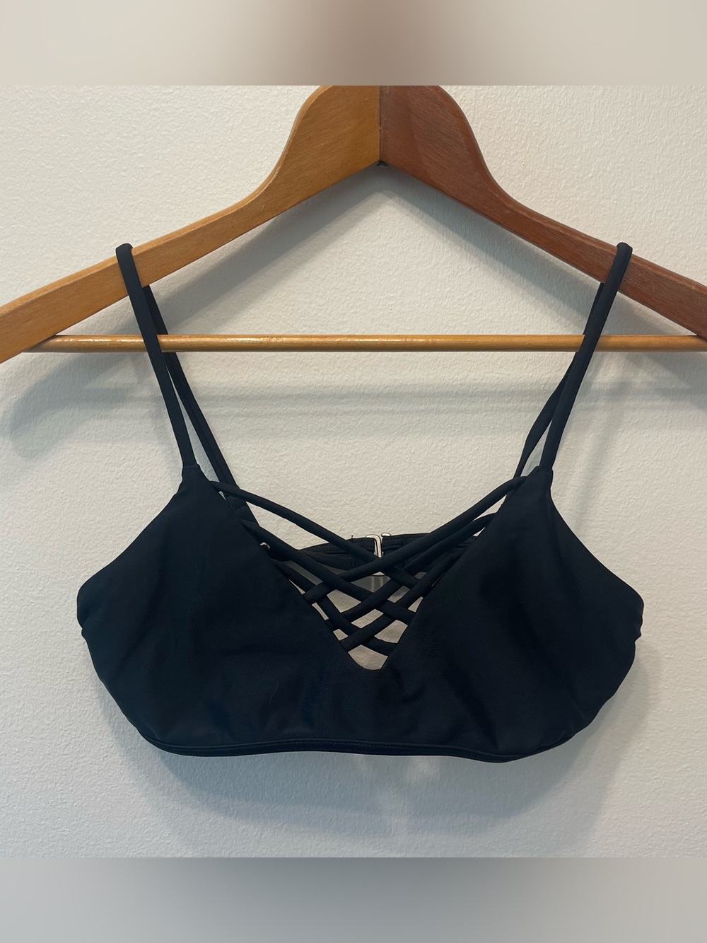 2010s Hollister Caged Swim Top S